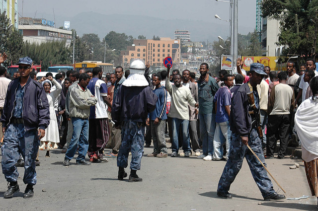 Protesters Clash With Ethiopian Police During Amhara Protests in Gondar ...